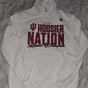 Nike Men's White Indiana University Hoodie - Small - NWT - National Champions